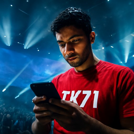 tk71 support agent reading a phone message